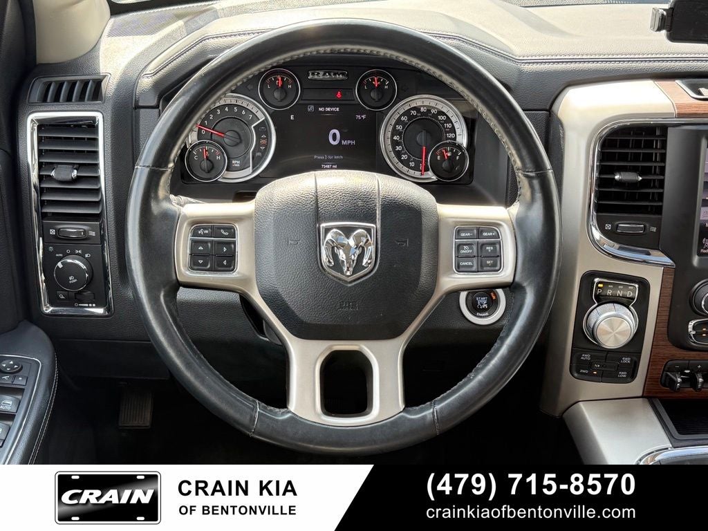 2016 RAM 1500 Laramie - 4WD / CLEAN CARFAX / ONE OWNER