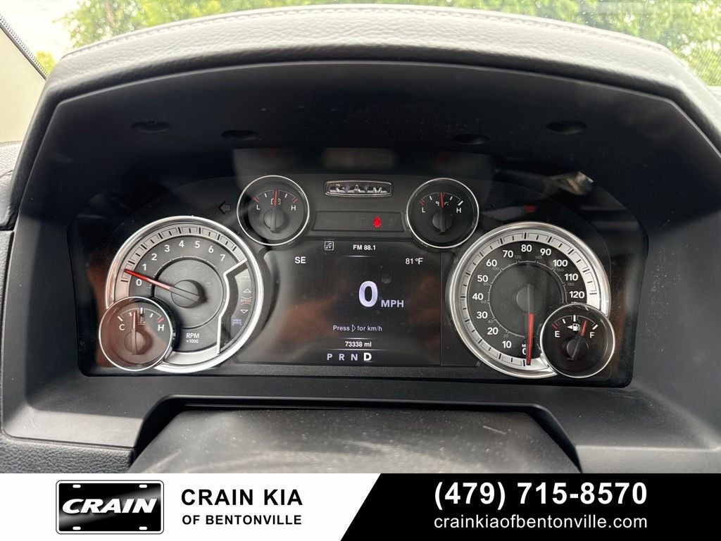 2016 RAM 1500 Laramie - 4WD / CLEAN CARFAX / ONE OWNER