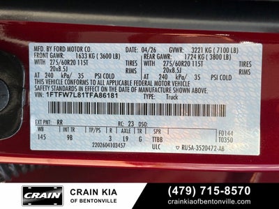 2026 Ford F-150 Platinum - 4WD / CLEAN CARFAX / ONE OWNER