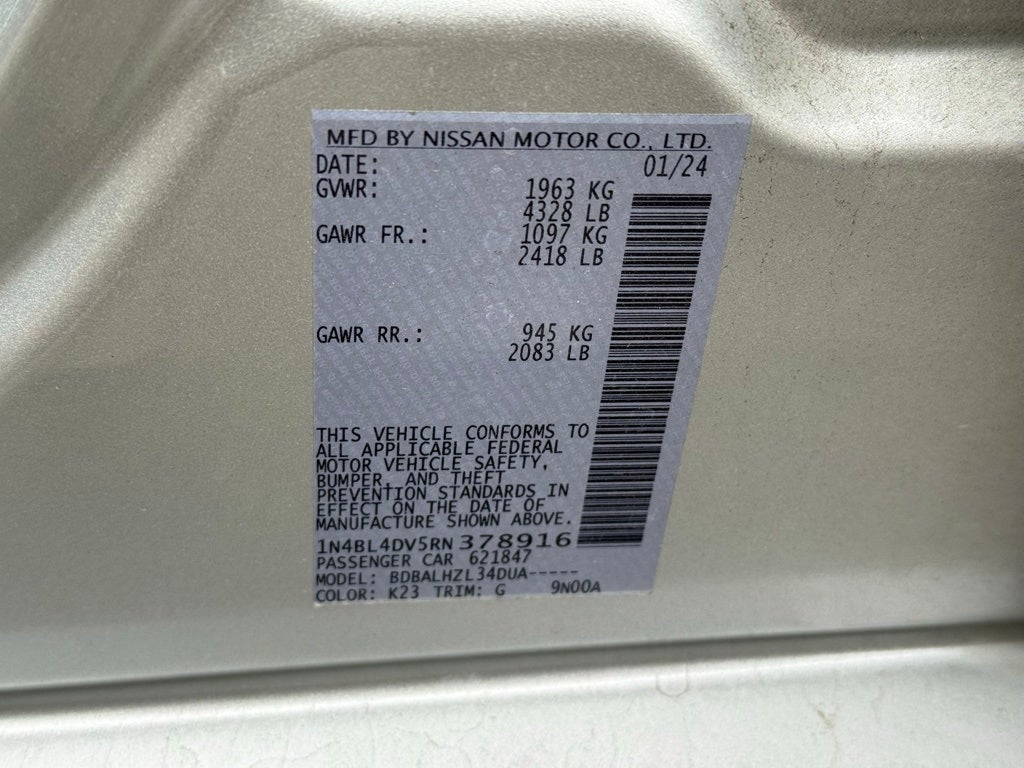 2024 Nissan Altima 2.5 SV - CLEAN CARFAX / ONE OWNER