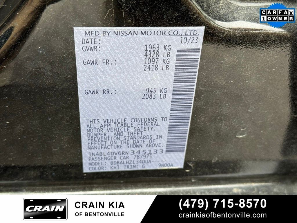 2024 Nissan Altima 2.5 SV - CLEAN CARFAX / ONE OWNER
