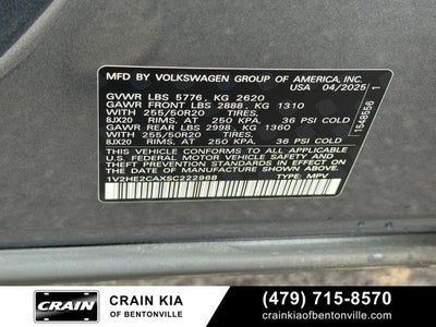 2025 Volkswagen Atlas Cross Sport 2.0T SE w/Technology - AWD / CLEAN CARFAX / ONE OWNER