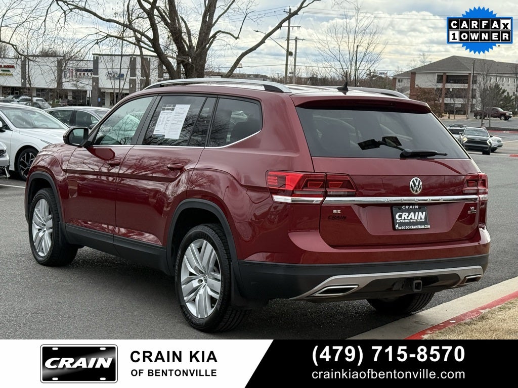 2019 Volkswagen Atlas 3.6L V6 SE - AWD / ONE OWNER
