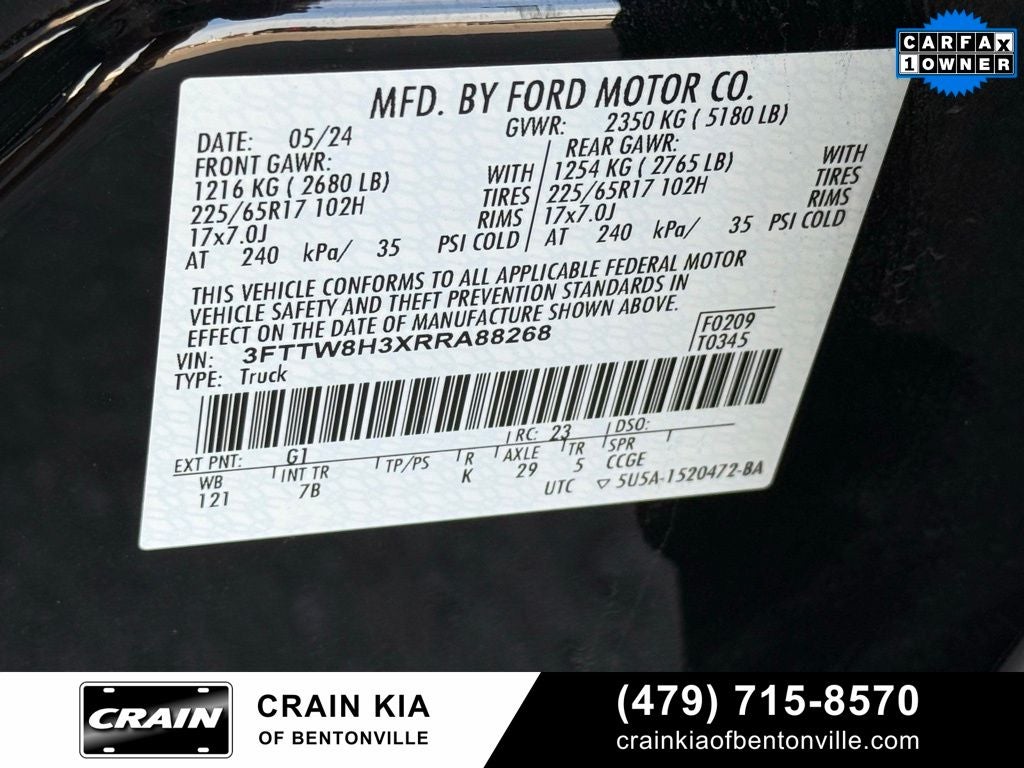 2024 Ford Maverick XLT - CLEAN CARFAX / ONE OWNER