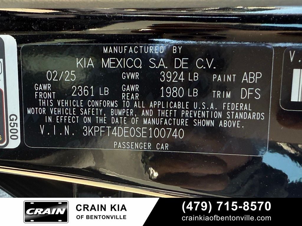 2025 Kia K4 LXS - KIA CPO / CLEAN CARFAX / ONE OWNER