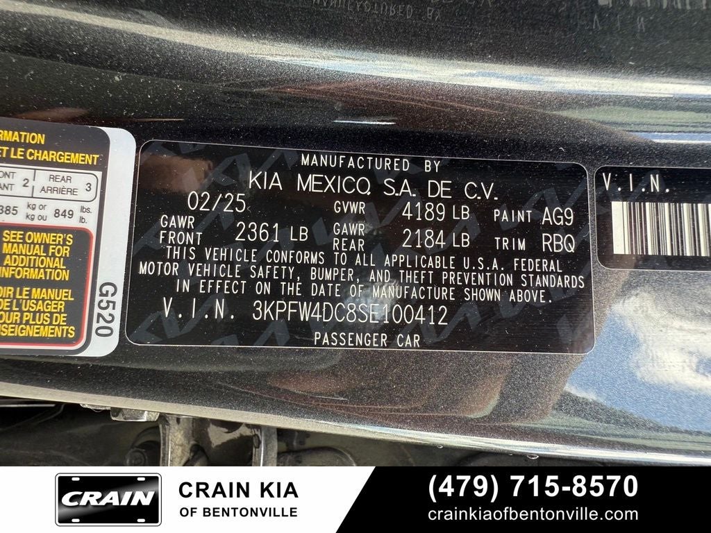 2025 Kia K4 GT-Line Turbo - KIA CPO / PANORAMIC SUNROOF / RED INTERIOR