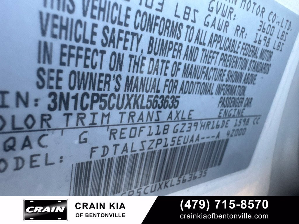 2019 Nissan Kicks SV | CARFAX ONE OWNER