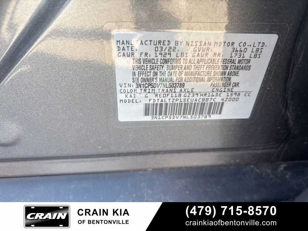 2022 Nissan Kicks SR - CLEAN CARFAX / ONE OWNER