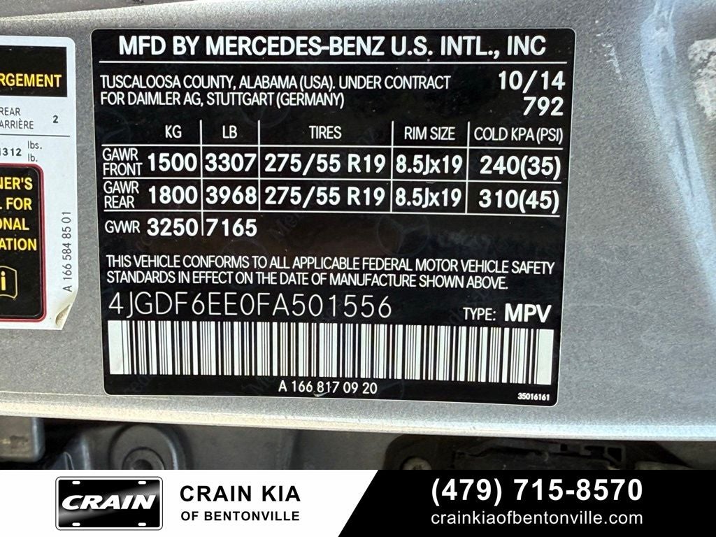 2015 Mercedes-Benz GL-Class GL 450 4MATIC®