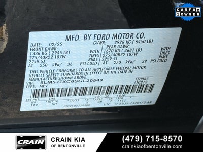 2025 Lincoln Aviator Reserve - AWD / PANORAMIC SUNROOF / ONE OWNER