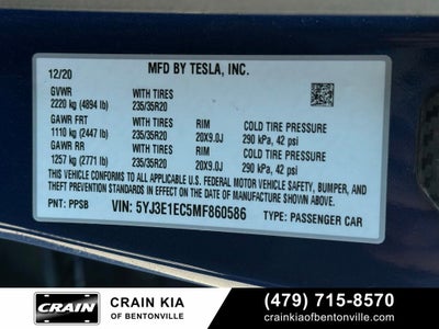 2021 Tesla Model 3 Performance - AWD