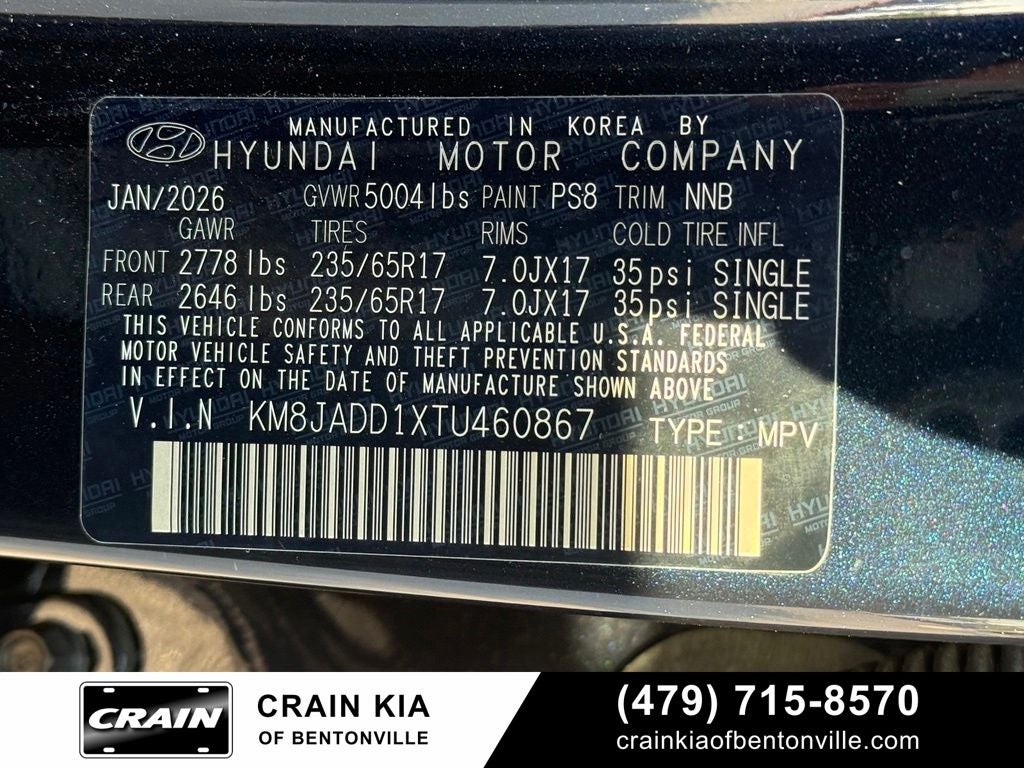 2026 Hyundai TUCSON HYBRID Blue SE