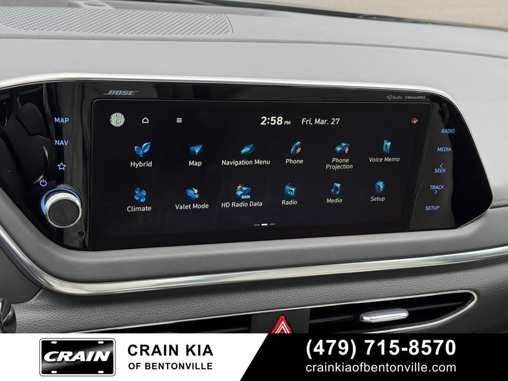 2022 Hyundai SONATA HYBRID Limited - CLEAN CARFAX / 51 HWY MPG / SOLAR PANEL ROOF