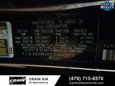 2024 Kia Carnival LX - KIA CPO / CLEAN CARFAX / ONE OWNER