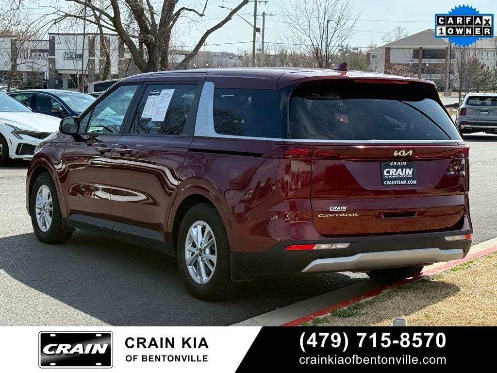 2022 Kia Carnival LXS - 8 SEATS / CLEAN CARFAX / ONE OWNER