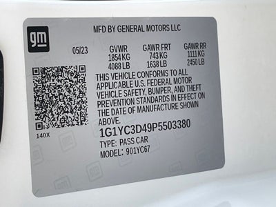 2023 Chevrolet Corvette Stingray 3LT / NAV / HEATED SEATS