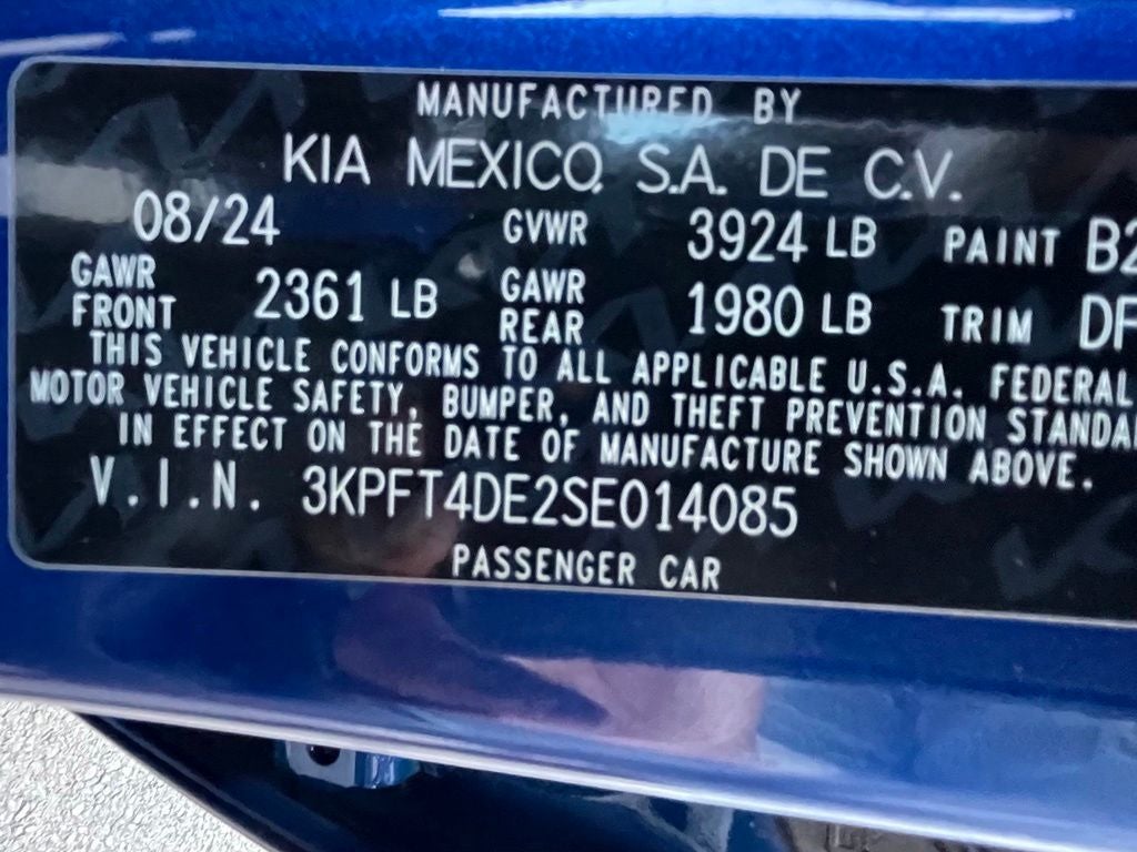 2025 Kia K4 LXS