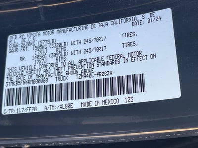 2024 Toyota Tacoma SR5