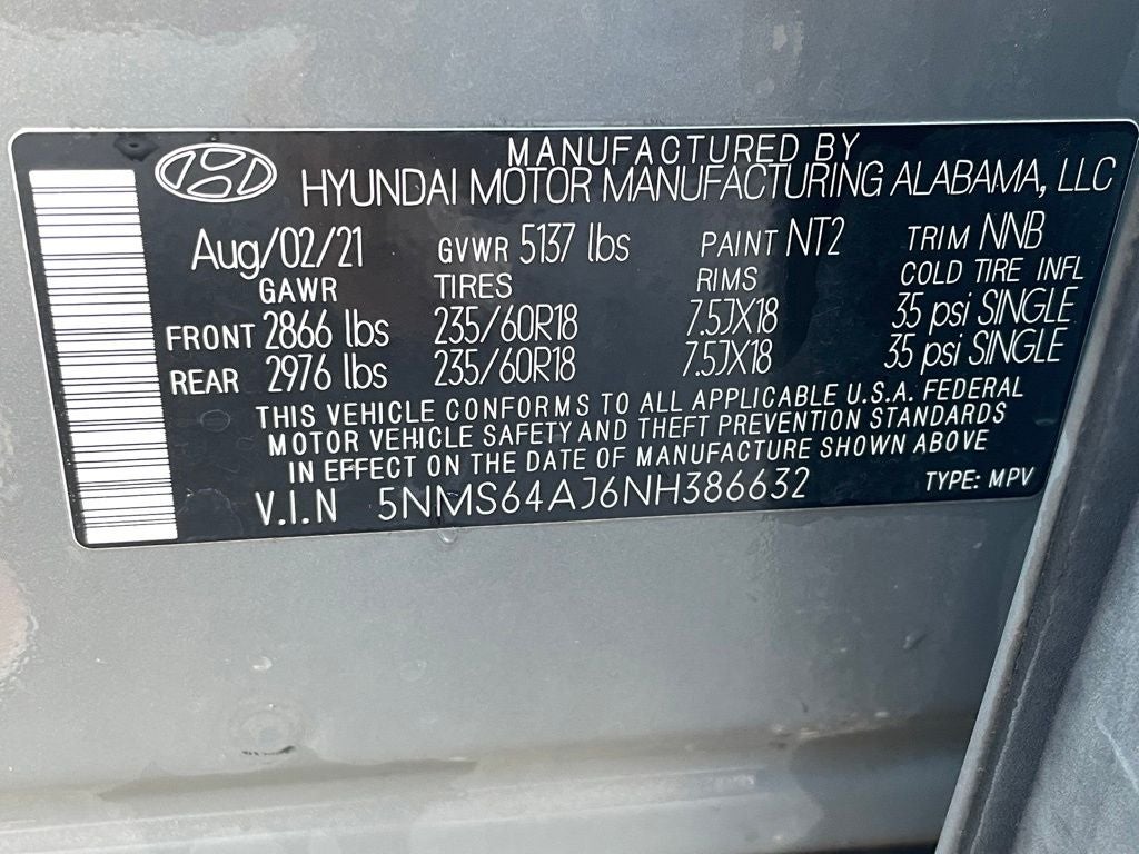 2022 Hyundai SANTA FE SEL ONE OWNER / CLEAN CARFAX / HEATED SEATS