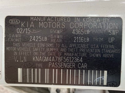 2015 Kia Optima LX CLEAN CARFAX