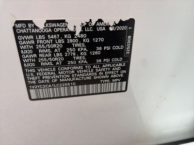 2020 Volkswagen Atlas Cross Sport 2.0T SE w/Technology