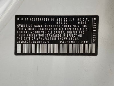 2021 Volkswagen Jetta 1.4T S