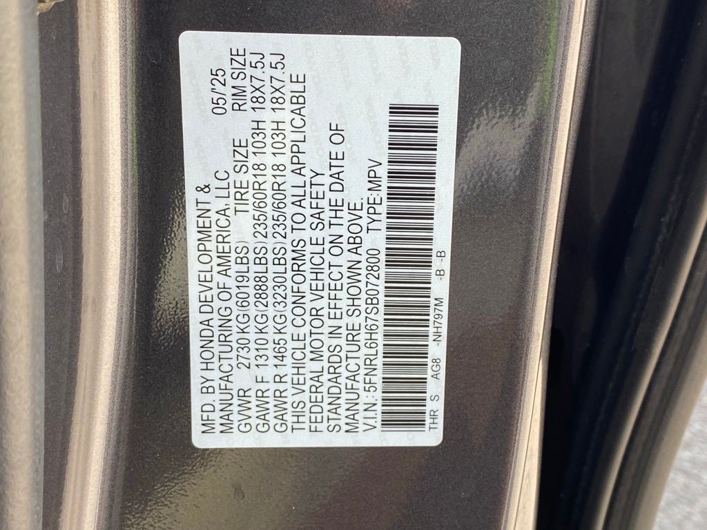 2025 Honda Odyssey EX-L
