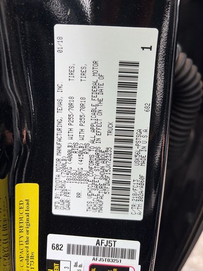 2018 Toyota Tundra SR5 CrewMax