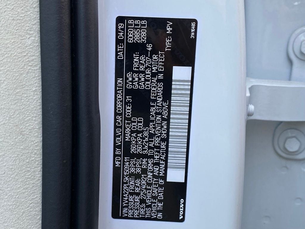 2019 Volvo XC90 T6 Inscription