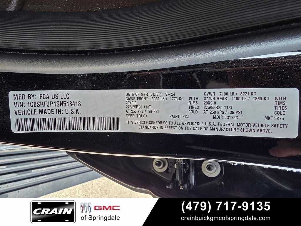 2025 RAM 1500 Laramie SOUTHWEST EDITION