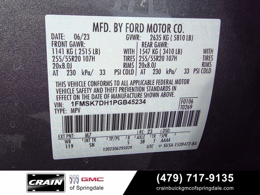 2023 Ford Explorer XLT FORD CO-PILOT360 ASSIST+