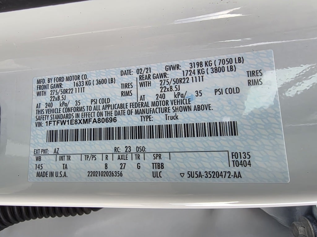 2021 Ford F-150 Limited