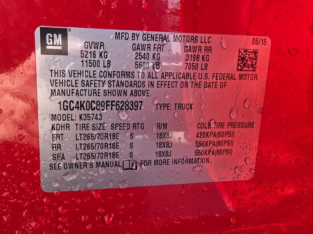 2015 Chevrolet Silverado 3500HD LTZ