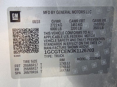 2019 Chevrolet Colorado LT