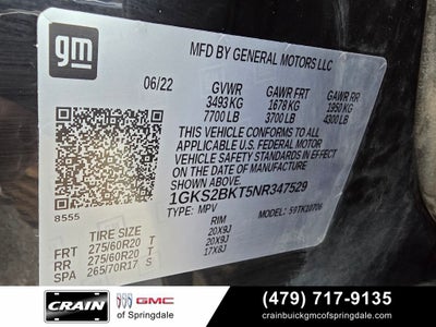 2022 GMC Yukon SLT
