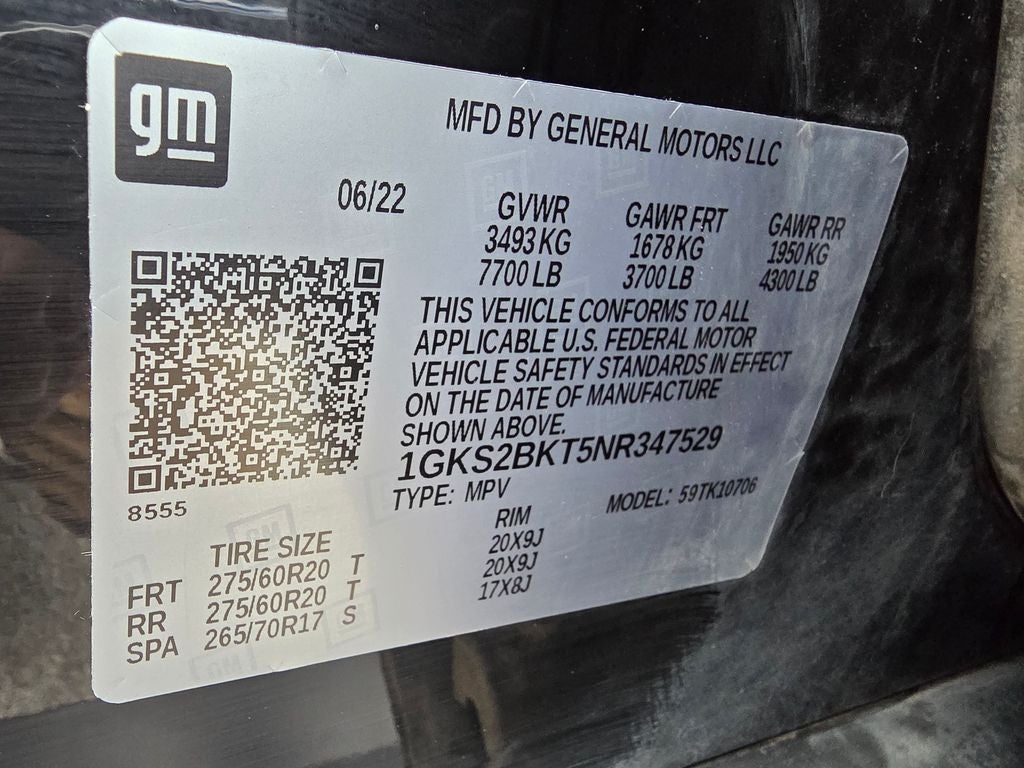 2022 GMC Yukon SLT
