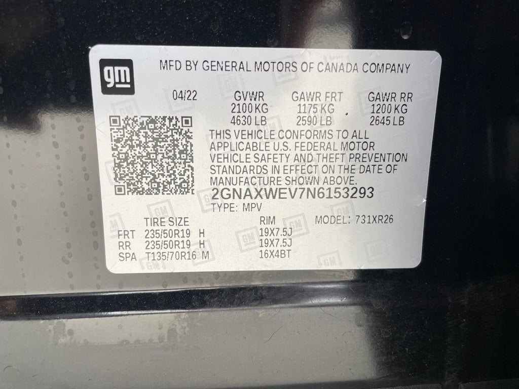 2022 Chevrolet Equinox RS