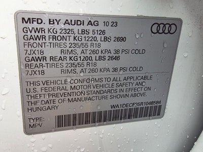 2024 Audi Q3 Premium Plus S Line quattro
