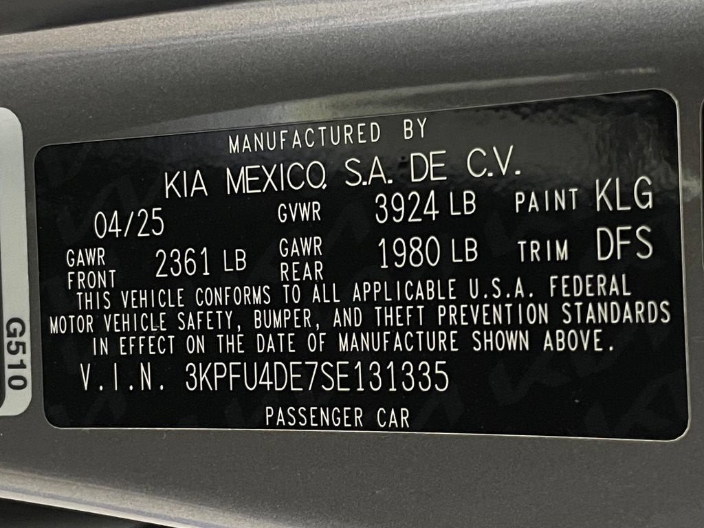 2025 Kia K4 EX