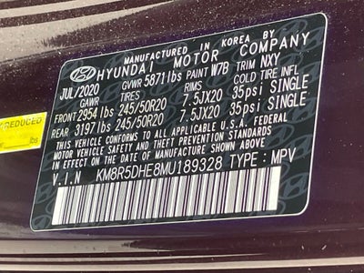 2021 Hyundai PALISADE Limited