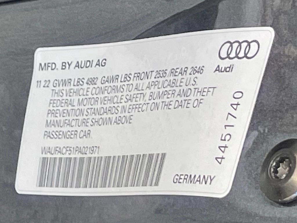 2023 Audi A5 Sportback S line Premium Plus