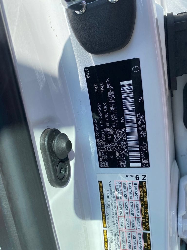 2024 Lexus LX LX 600 F SPORT