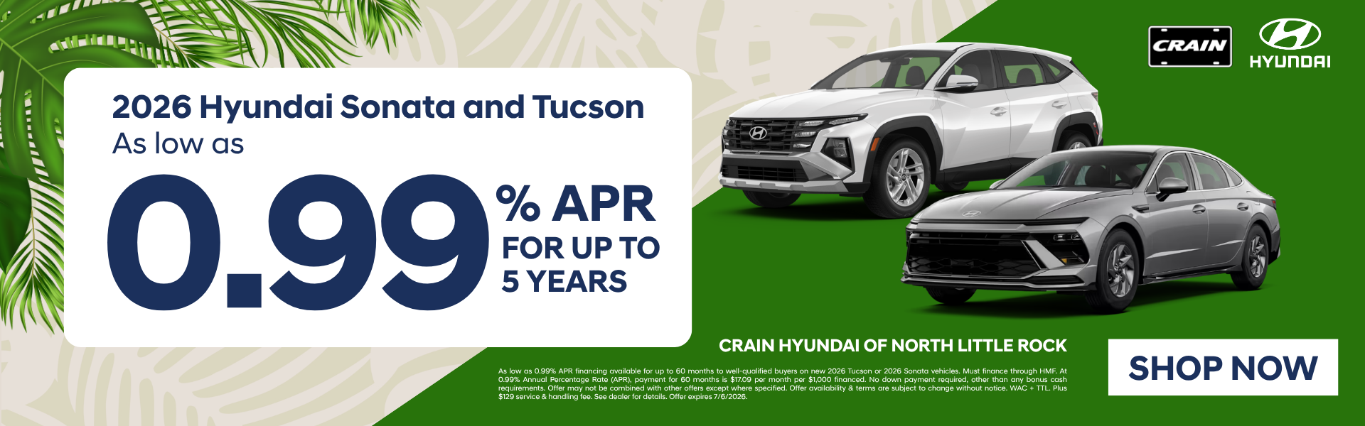 0.99% APR