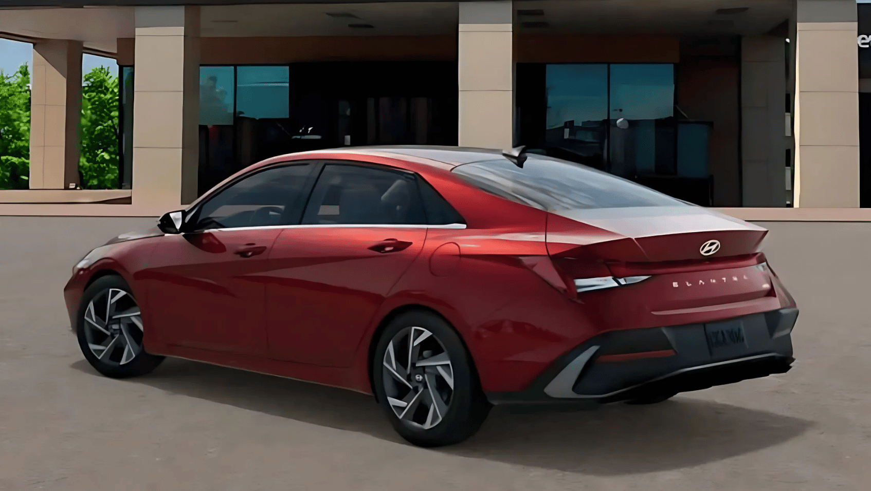 Side View of the 2025 Hyundai Elantra Hybrid