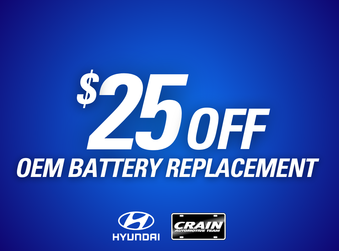 $25 Off OEM Battery Replacement