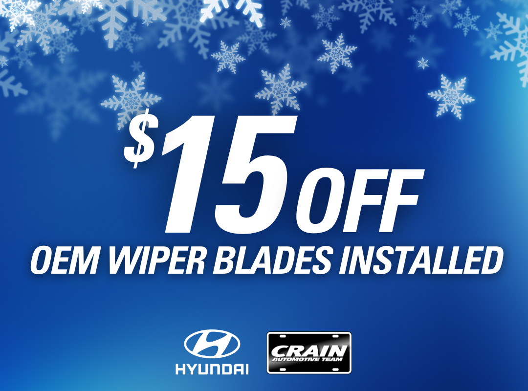 $15 Off Wiper Blades Installed